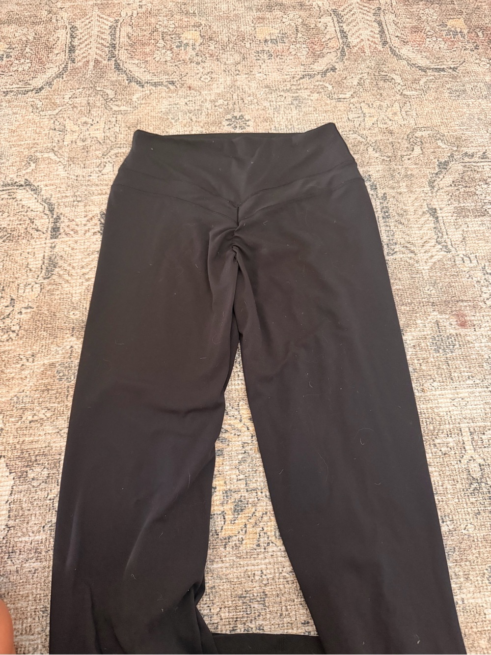 Gymshark Black Whitney Simmons Wide leg leggings - Picture 2 of 2